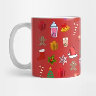 Cute Christmas Pattern Design Merch Perfect for pajamas and  everything Mug